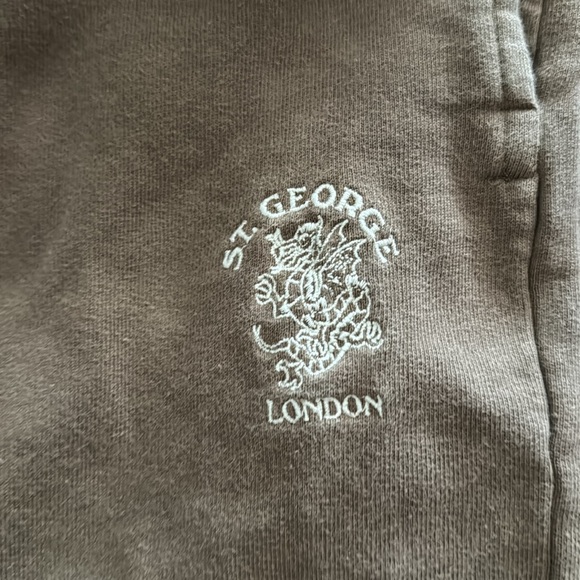 Brandy Melville Rosa Sweatpants Brown St. George London, EUC! - Picture 3 of 7
